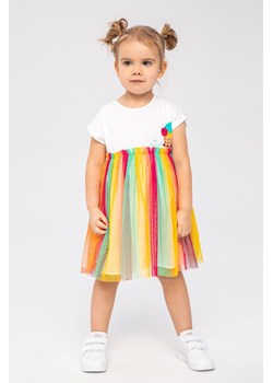 Sukienka niemowlęca z krótkim rękawem i kolorowym tiulem ze sklepu 5.10.15 w kategorii Sukienki niemowlęce - zdjęcie 169697889