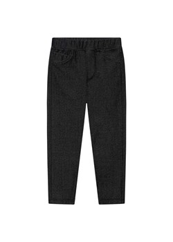 Czarne spodnie typu jegginsy dla dziewczynki ze sklepu 5.10.15 w kategorii Spodnie dziewczęce - zdjęcie 169697919