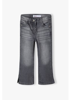 Szare spodnie jeansowe dziewczęce rozkloszowane ze sklepu 5.10.15 w kategorii Spodnie dziewczęce - zdjęcie 169697935