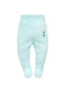Półśpiochy niemowlęce z nadrukiem zielone ze sklepu 5.10.15 w kategorii Spodnie i półśpiochy - zdjęcie 169698277
