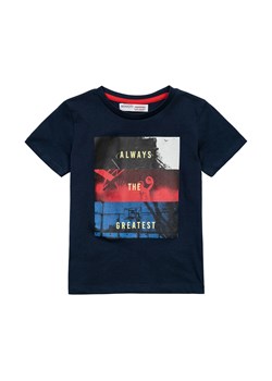 Bawełniany t-shirt z nadrukiem dla chłopca ze sklepu 5.10.15 w kategorii T-shirty chłopięce - zdjęcie 169698368
