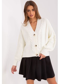 Sweter oversize z domieszką wełny ecru ze sklepu 5.10.15 w kategorii Swetry damskie - zdjęcie 169698518
