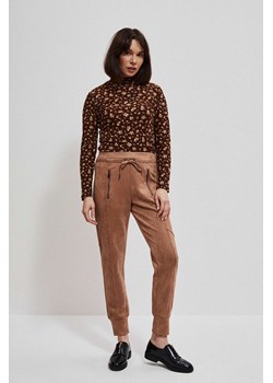 Spodnie dresowe damskie brązowe ze sklepu 5.10.15 w kategorii Spodnie damskie - zdjęcie 169698548