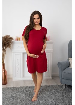 Bawełniana koszula dla kobiet w ciąży - czerwona ze sklepu 5.10.15 w kategorii Bielizna ciążowa - zdjęcie 169698566