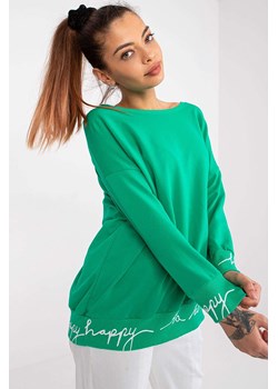 Bluza damska z nadrukiem - zielona ze sklepu 5.10.15 w kategorii Bluzy damskie - zdjęcie 169698868