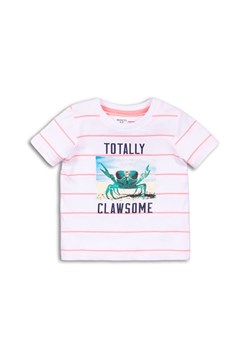 T-shirt niemowlęcy z krabem - biały ze sklepu 5.10.15 w kategorii Koszulki niemowlęce - zdjęcie 169699006