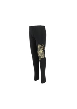 Dziewczęce legginsy czarne z misiem ze sklepu 5.10.15 w kategorii Spodnie dziewczęce - zdjęcie 169699037