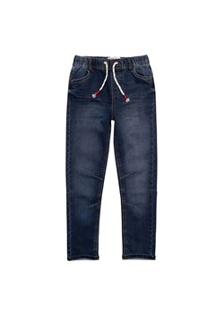 Spodnie niemowlęce jeansowe ciemne ze sklepu 5.10.15 w kategorii Spodnie i półśpiochy - zdjęcie 169699376