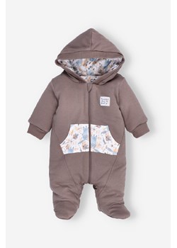 Kombinezon niemowlęcy przejściowy z bawełny organicznej z kapturem ze sklepu 5.10.15 w kategorii Kombinezony i kurtki - zdjęcie 169699429