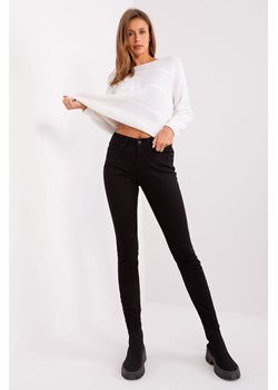 Czarne spodnie jeansowe rurki ze sklepu 5.10.15 w kategorii Jeansy damskie - zdjęcie 169699506