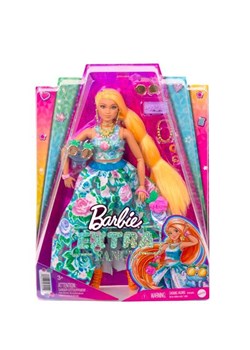 Lalka Barbie Extra Fancy sukienka w kwiaty ze sklepu 5.10.15 w kategorii Zabawki - zdjęcie 169699517
