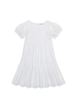 Biała sukienka dziewczęca z falbanką ze sklepu 5.10.15 w kategorii Sukienki niemowlęce - zdjęcie 169699619