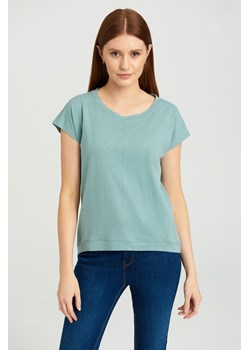 T-shirt damski niebieski ze sklepu 5.10.15 w kategorii Bluzki damskie - zdjęcie 169700306