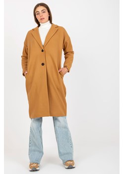 Och Bella Camelowy jednorzędowy płaszcz oversize ze sklepu 5.10.15 w kategorii Płaszcze damskie - zdjęcie 169700308