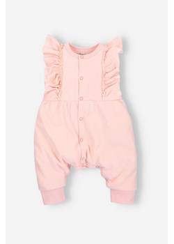 Kombinezon niemowlęcy z bawełny organicznej dla dziewczynki ze sklepu 5.10.15 w kategorii Kombinezony i kurtki - zdjęcie 169700678