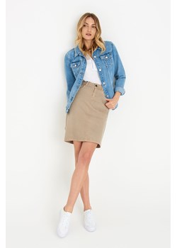Spódnica krótka beżowa Greenpoint ze sklepu 5.10.15 w kategorii Spódnice - zdjęcie 169700707