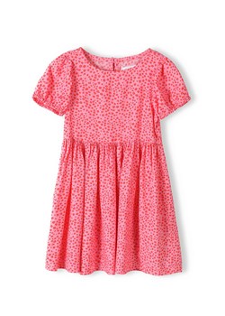 Różowa sukienka letnia z wiskozy w kwiatki ze sklepu 5.10.15 w kategorii Sukienki niemowlęce - zdjęcie 169700876