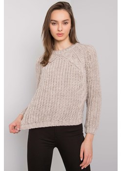 Sweter damski - beżowy ze sklepu 5.10.15 w kategorii Swetry damskie - zdjęcie 169700879