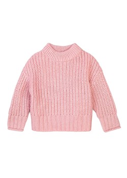 Niemowlęcy sweter nierozpinany z półgolfem - jasnoróżowy ze sklepu 5.10.15 w kategorii Bluzy i swetry - zdjęcie 169701235
