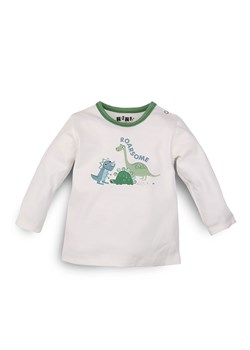 Bluzka niemowlęca z bawełny organicznej ecru ze sklepu 5.10.15 w kategorii Kaftaniki i bluzki - zdjęcie 169701375