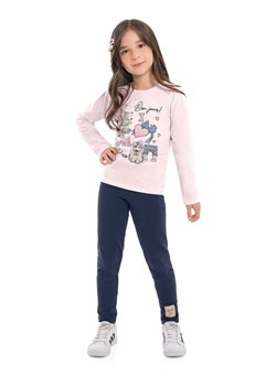 Bawełniana bluzka dla dziewczynki z długim rękawem ze sklepu 5.10.15 w kategorii Bluzki dziewczęce - zdjęcie 169701466