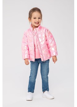 Różowa kurtka przejściowa pikowana ze stójką dziewczęca ze sklepu 5.10.15 w kategorii Kurtki dziewczęce - zdjęcie 169701595