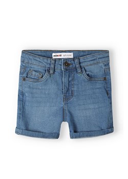 Jeansowe krótkie spodenki dla chłopca ze sklepu 5.10.15 w kategorii Spodenki chłopięce - zdjęcie 169701757