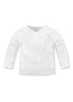 Biały kaftan wiązany Lovely Day white prążkowany z bawełny ze sklepu 5.10.15 w kategorii Kaftaniki i bluzki - zdjęcie 169701799