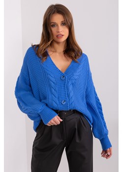 Damski sweter z ozdobnymi guzikami ciemny niebieski ze sklepu 5.10.15 w kategorii Swetry damskie - zdjęcie 169702088