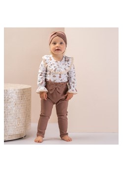 Spodnie prążkowane dziewczęce Bunia ze sklepu 5.10.15 w kategorii Spodnie i półśpiochy - zdjęcie 169702328