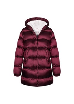 Płaszcz zimowy dla dziewczynki bordowy z kapturem ze sklepu 5.10.15 w kategorii Kurtki dziewczęce - zdjęcie 169702677