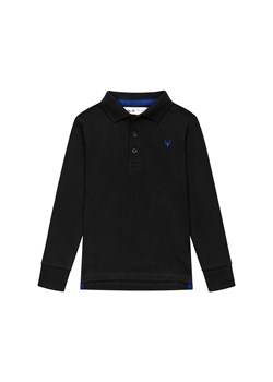 Bawełniana bluzka polo dla chłopca czarna ze sklepu 5.10.15 w kategorii T-shirty chłopięce - zdjęcie 169702679