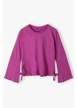 Różowa bluzka dziewczęca z rozszerzanymi rękawami ze sklepu 5.10.15 w kategorii Bluzki dziewczęce - zdjęcie 169702808
