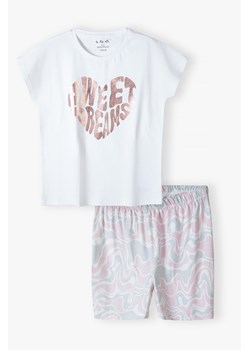 Piżama dla dziewczynki z kolorowym nadrukiem ze sklepu 5.10.15 w kategorii Piżamy dziecięce - zdjęcie 169703298