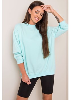 Bluza dresowa damska basic w kolorze mietowym ze sklepu 5.10.15 w kategorii Bluzy damskie - zdjęcie 169703697