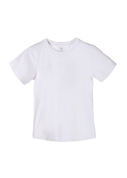 T-shirt chłopięcy biały gładki basic ze sklepu 5.10.15 w kategorii T-shirty chłopięce - zdjęcie 169703797