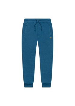 Spodnie dresowe niemowlęce dzianinowe niebieskie ze sklepu 5.10.15 w kategorii Spodnie i półśpiochy - zdjęcie 169703869
