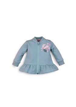 Bluza niemowlęca z baskinką - niebieska ze sklepu 5.10.15 w kategorii Bluzy i swetry - zdjęcie 169703966