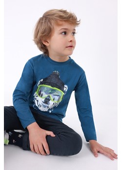 Bawełniana bluzka chłopięca z nadrukiem ze sklepu 5.10.15 w kategorii T-shirty chłopięce - zdjęcie 169703988