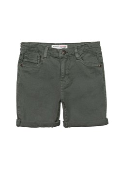 Krótkie spodenki chłopięce o kroju jeansów dla chłopca - khaki ze sklepu 5.10.15 w kategorii Spodenki chłopięce - zdjęcie 169704246