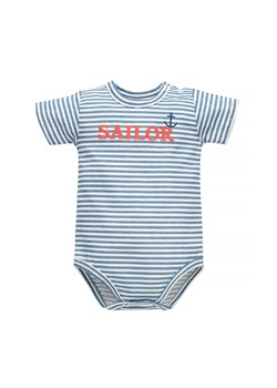 Body dla niemowlaka z krótkim rękawem Sailor ecru ze sklepu 5.10.15 w kategorii Body niemowlęce - zdjęcie 169704305