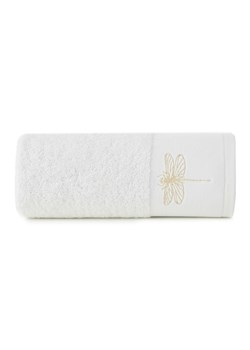 Biały ręcznik 50x90 cm z haftowaną ważką ze sklepu 5.10.15 w kategorii Ręczniki - zdjęcie 169704567