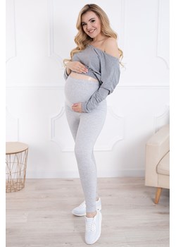 Legginsy klasyczne z panelem ciążowym ze sklepu 5.10.15 w kategorii Spodnie ciążowe - zdjęcie 169704845