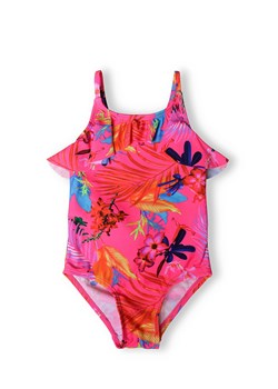 Jednoczęściowy kostium kąpielowy dla dziewczynki w kwiaty ze sklepu 5.10.15 w kategorii Stroje kąpielowe - zdjęcie 169704867