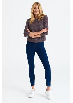 Wzorzysty sweter damski z długim rękawem ze sklepu 5.10.15 w kategorii Swetry damskie - zdjęcie 169705175