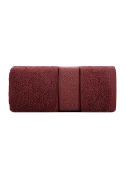 Ręcznik kąpielowy LIANA z bawełny 70x140 cm bordowy ze sklepu 5.10.15 w kategorii Ręczniki - zdjęcie 169705358