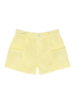 Żółte szorty basic bawełniane dla niemowlaka ze sklepu 5.10.15 w kategorii Spodenki niemowlęce - zdjęcie 169705359