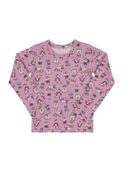 Różowa bluzka dziewczęca z nadrukiem ze sklepu 5.10.15 w kategorii Bluzki dziewczęce - zdjęcie 169705586
