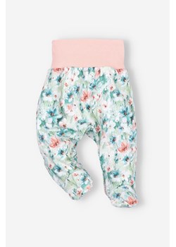 Półśpiochy niemowlęce z bawełny organicznej dla dziewczynki ze sklepu 5.10.15 w kategorii Spodnie i półśpiochy - zdjęcie 169705997