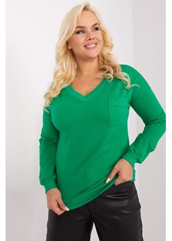 Bluzka longsleeves w prążek zielony ze sklepu 5.10.15 w kategorii Bluzki damskie - zdjęcie 169706045